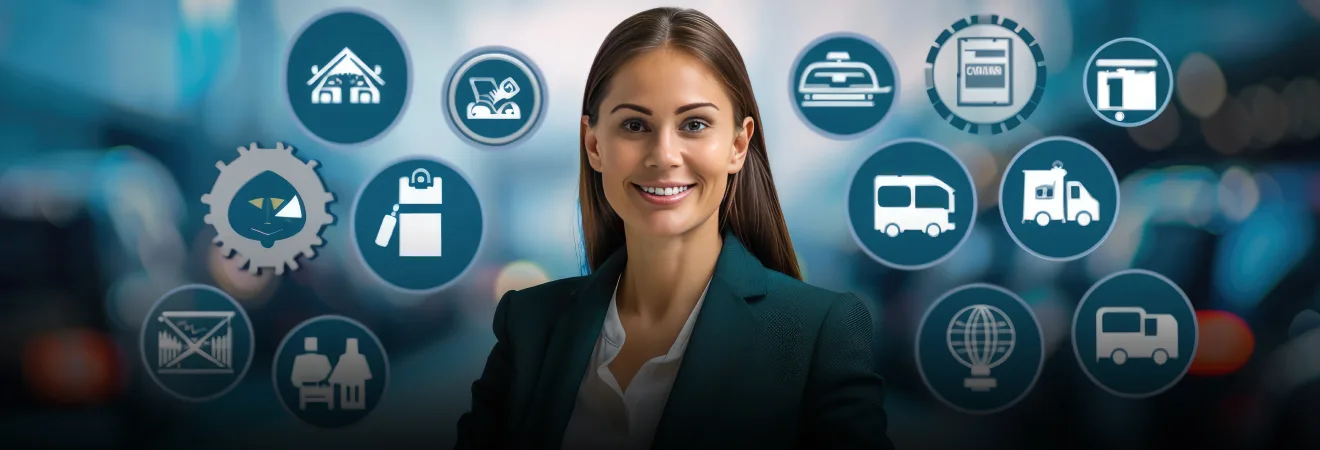 Professional services of the business categories reflect office and software needs.